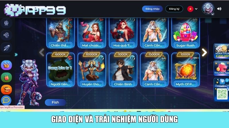 Giao diện và trải nghiệm người dùng