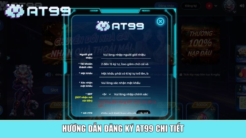 Hướng dẫn đăng ký AT99 chi tiết